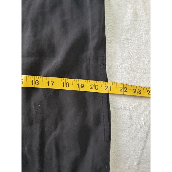 J-Jill Women's Tunic Black Dress Size Small with Pockets Sleeveless Summer Beach - Picture 10 of 13